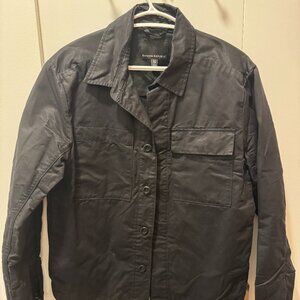 Banana Republic Water Resistant Shirt Jacket XS black